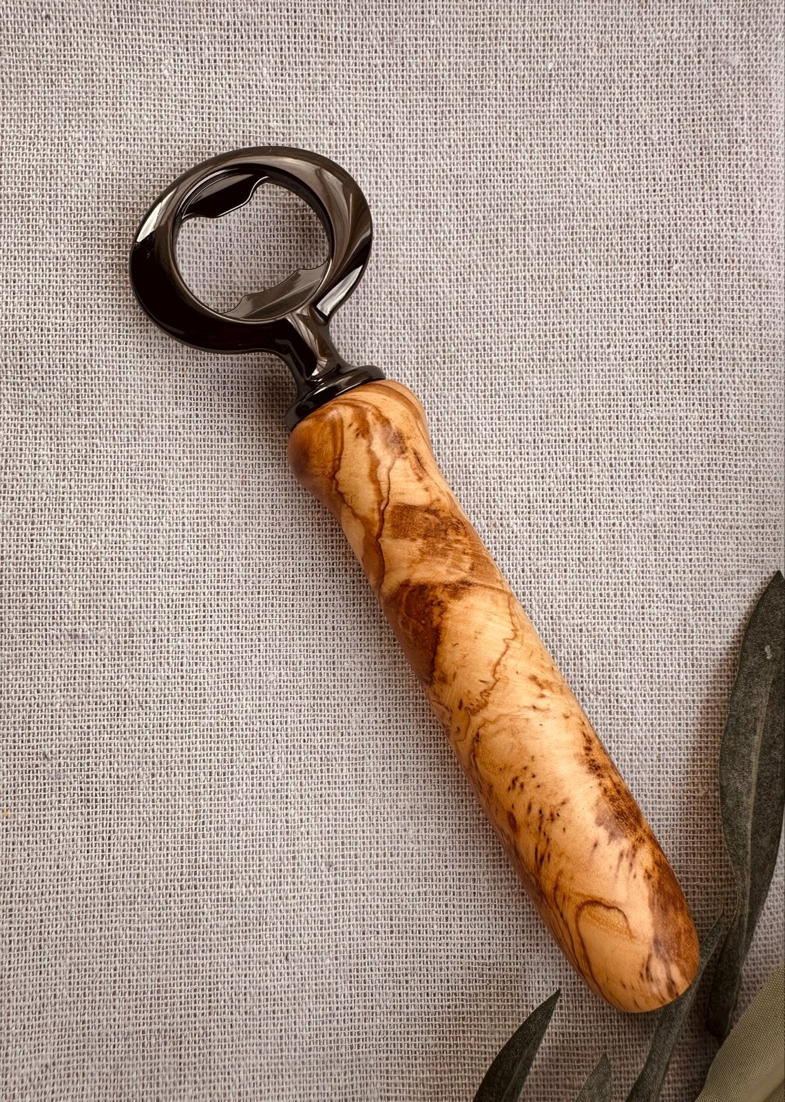Unieke Handgemaakte Flessenopener van Olijfhout, Overige typen, Hout, Nieuw, Ophalen of Verzenden