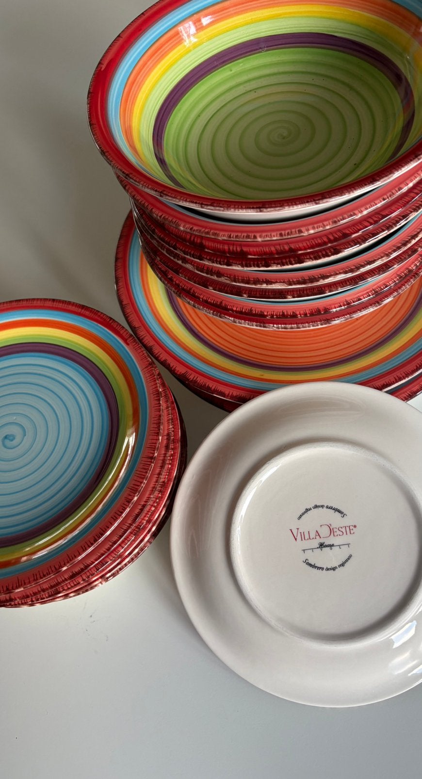Gezellig Multicolor Villa D’esta servies, Ophalen, Overige materialen, Gebruikt, Overige merken
