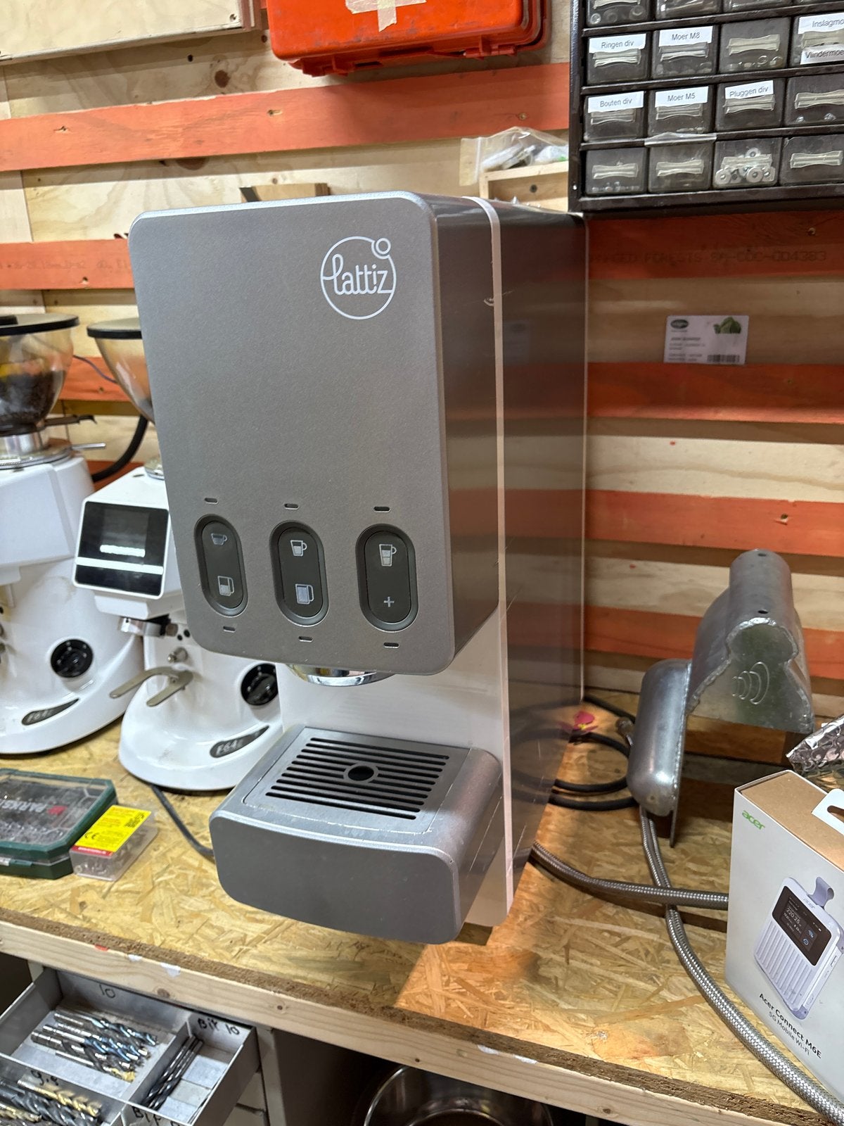 Lattiz Melkopschuimer - Professionele Melkdispenser, Ophalen, Gebruikt, Elektrische melkopschuimer
