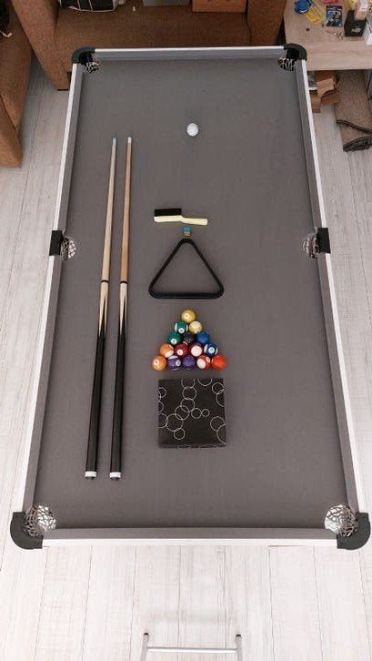 Poolbiljart 4 maanden oud COUGAR HUSTLE XL 183x91x79 CM, Ophalen, Nieuw, Pooltafel