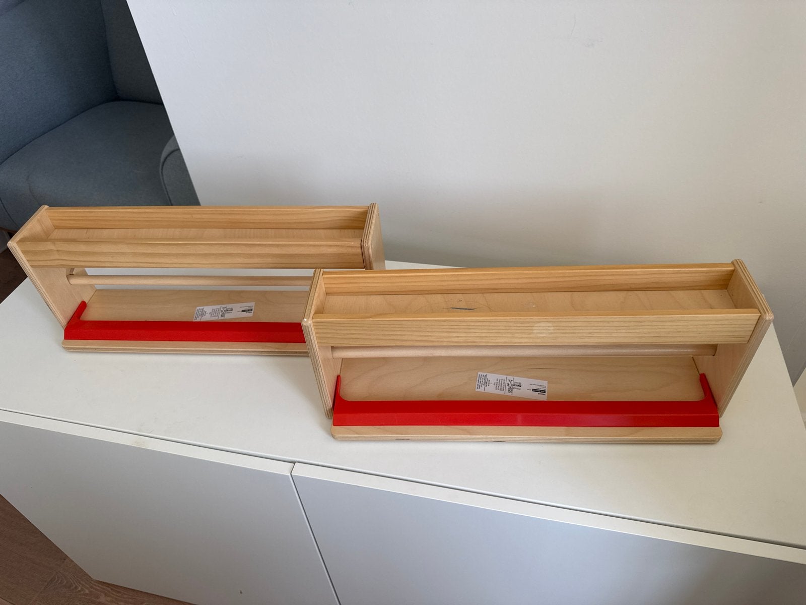IKEA MALA papierhouder met afscheurrand (2 stuks), Ophalen, Gebruikt, Overige typen