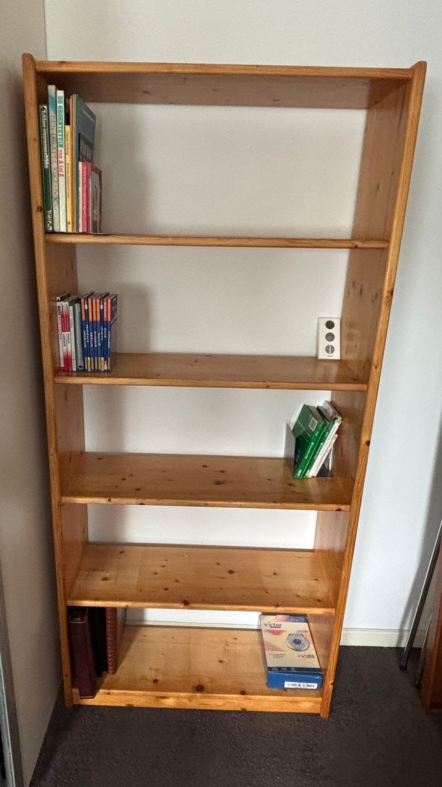 Boekenkast grenen, Ophalen, 50 tot 100 cm, Zo goed als nieuw, 150 tot 200 cm
