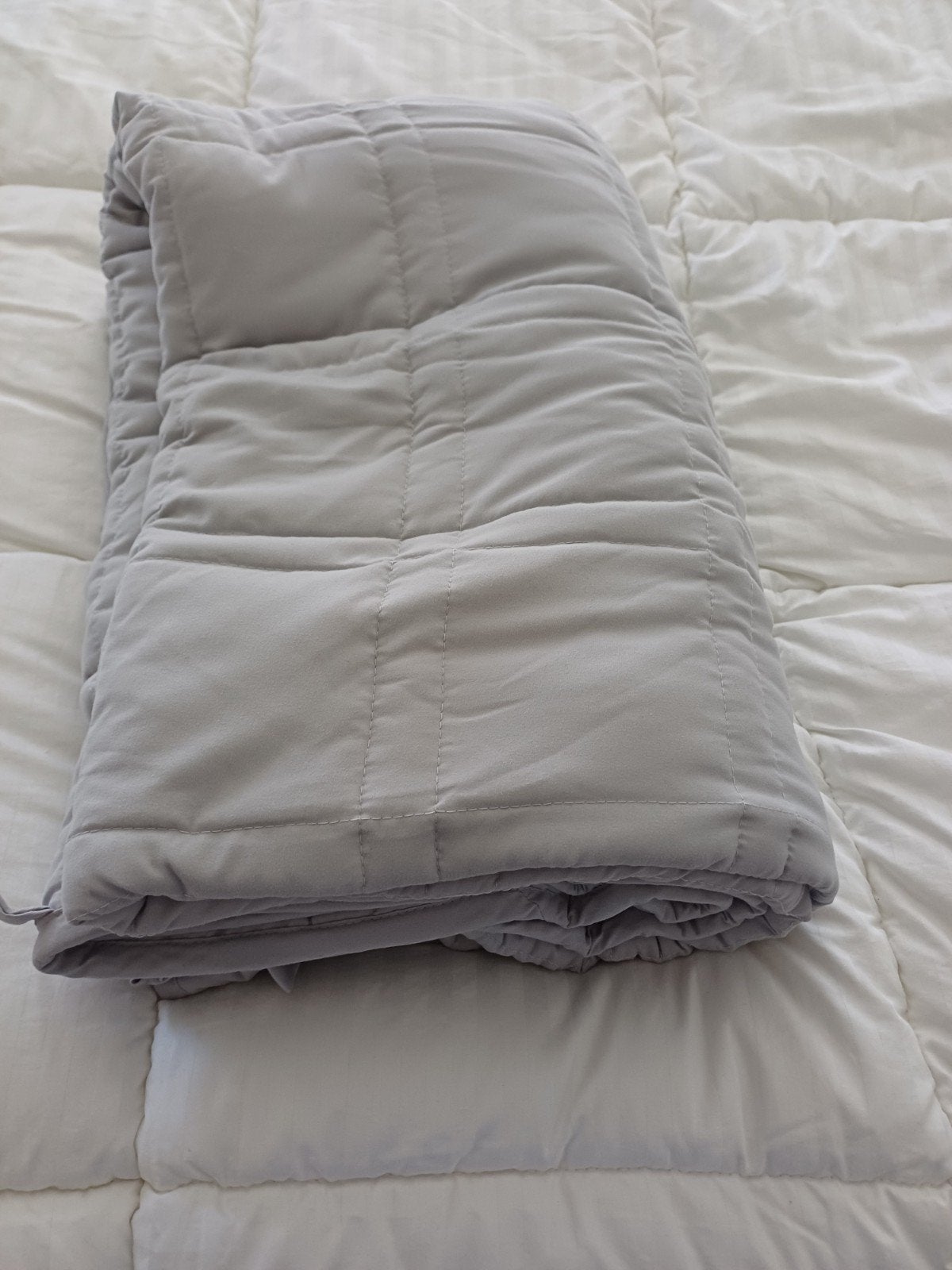 Verzwaingsdeken Ella 9 kilo, Ophalen, Eenpersoons, Grijs, Deken of Dekbed