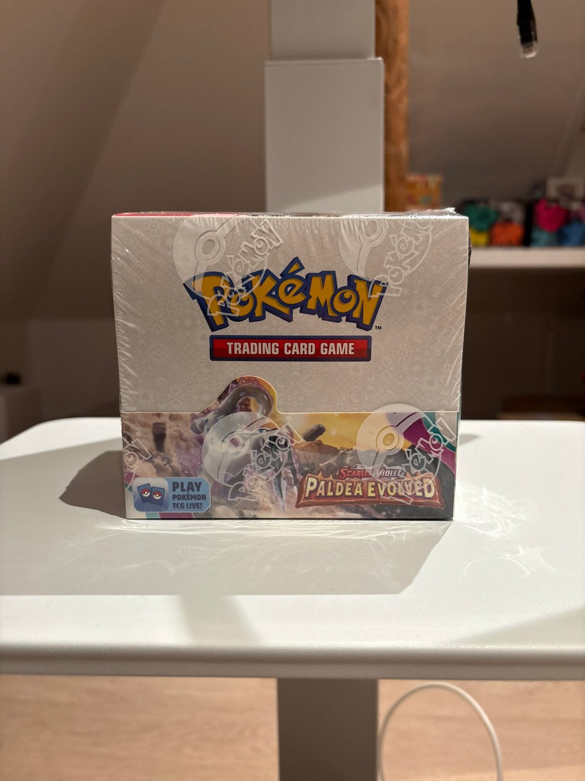 Paldea evolved boosterbox (3x) MINT, Ophalen of Verzenden, Zo goed als nieuw