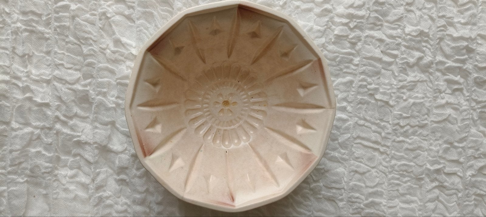 Antieke Puddingvorm Gouda N. Plazuid - 19,5 cm, Ophalen of Verzenden