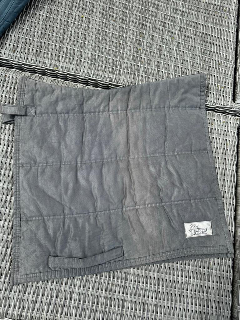 Dressuurdekje grijs maat full, Dieren en Toebehoren, Full (L), Gebruikt, Dressuurdekje, Ophalen of Verzenden