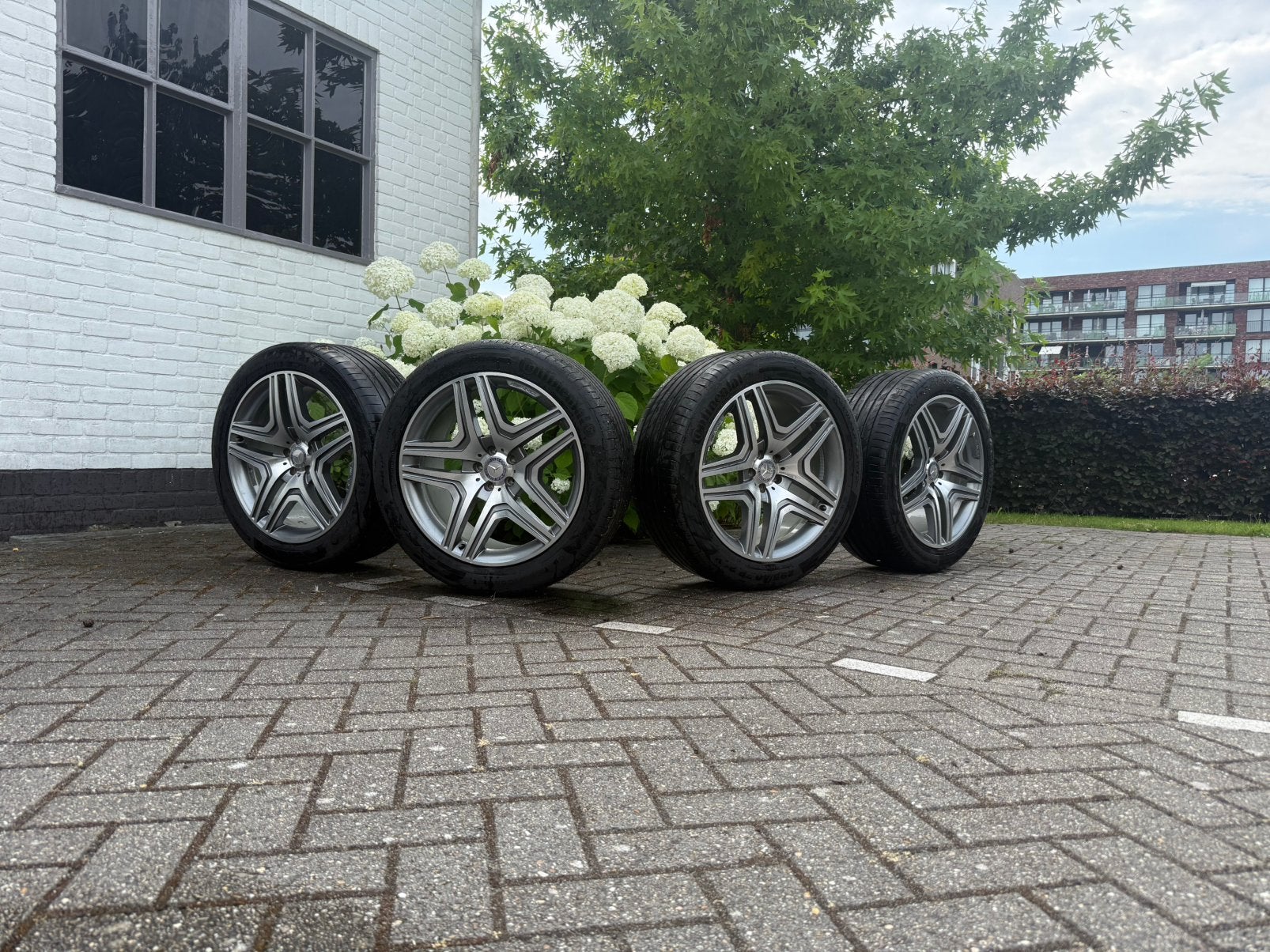 21 inch AMG wielen voor ML W164, Ophalen, Gebruikt, Mercedes-Benz