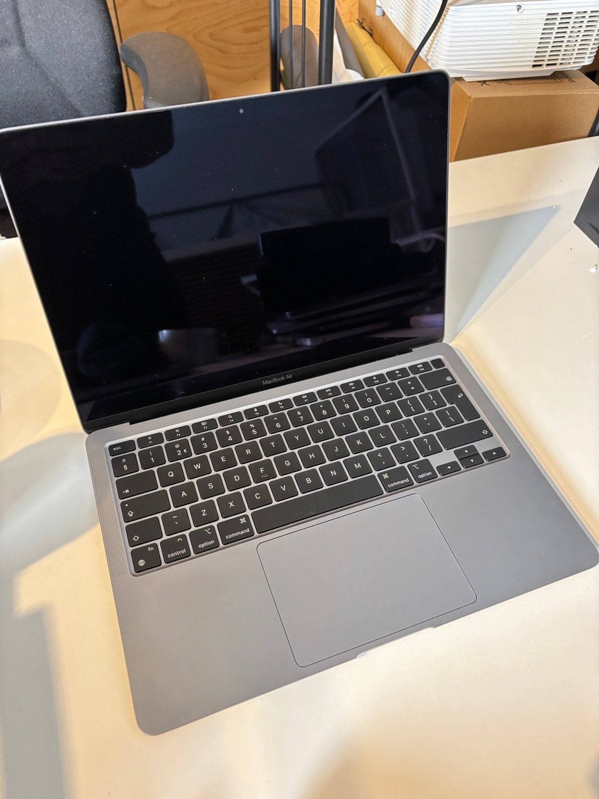 MacBook Air 2020 M1 accu 90%, 256 GB, Qwerty, 8 GB, 13 inch