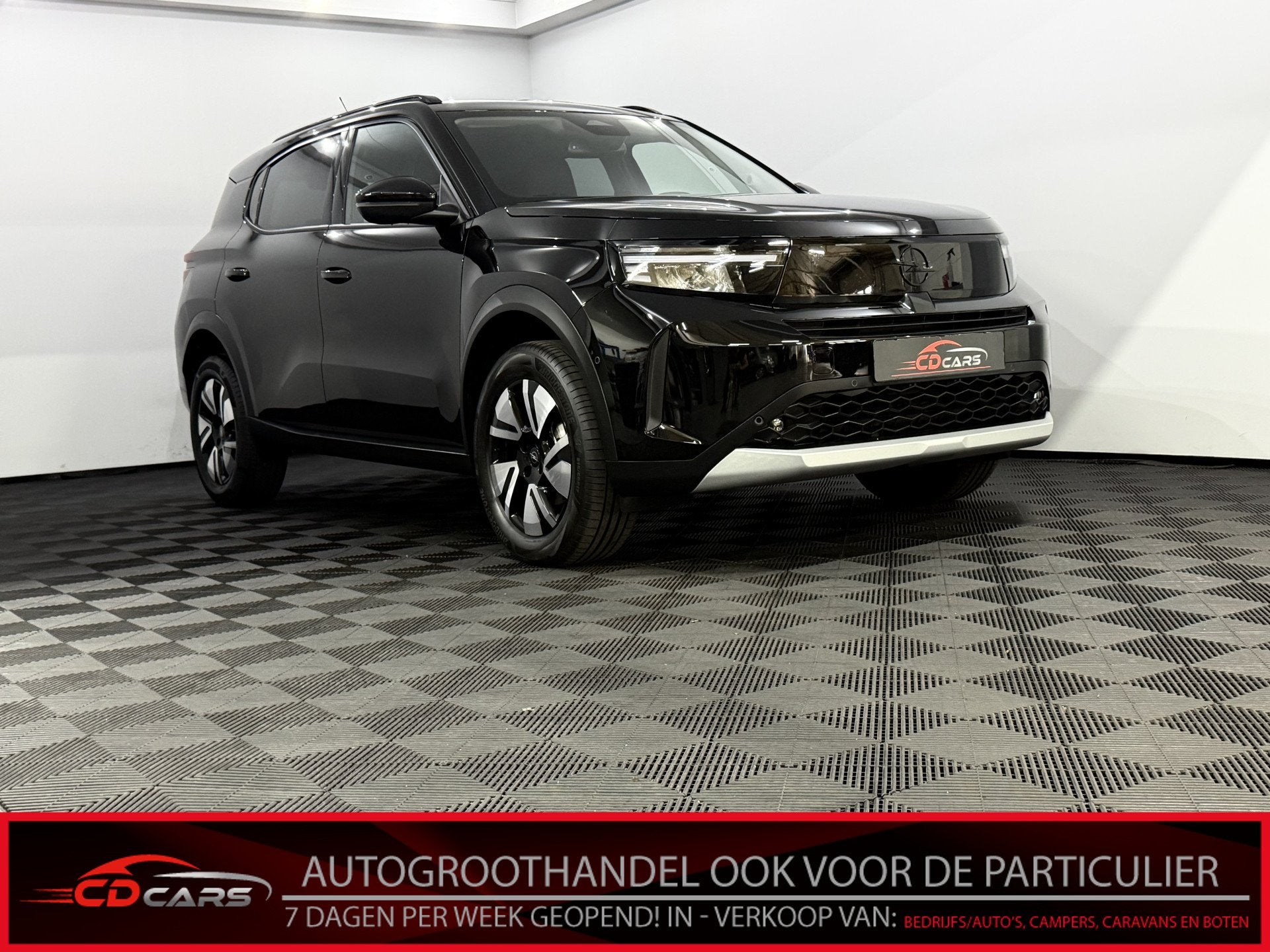 Opel Frontera 1.2 Turbo Hybrid GS Camera, Navi, Stoelverwarm, Auto's, Euro 6, 1199 cc, Zwart, Origineel Nederlands