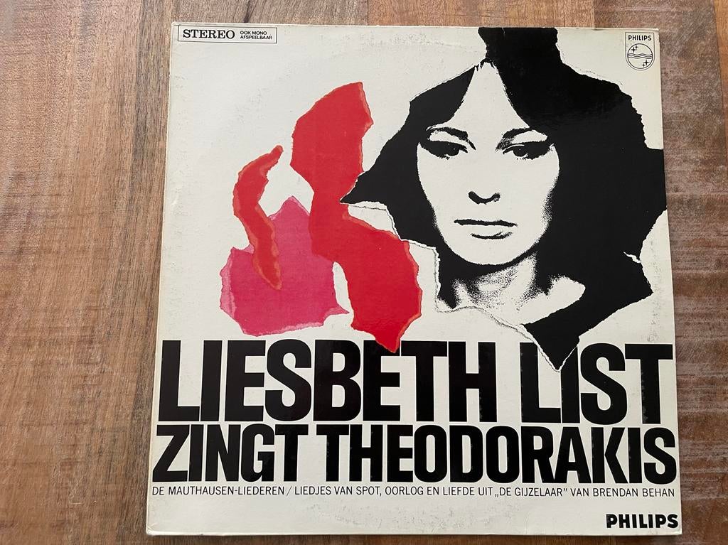 Liesbeth List Zingt Theodorakis LP, Ophalen of Verzenden