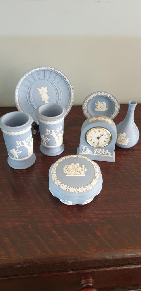 Wedgwood Jasperware Collectie - 7 Stuks, Antiek en Kunst, Ophalen of Verzenden
