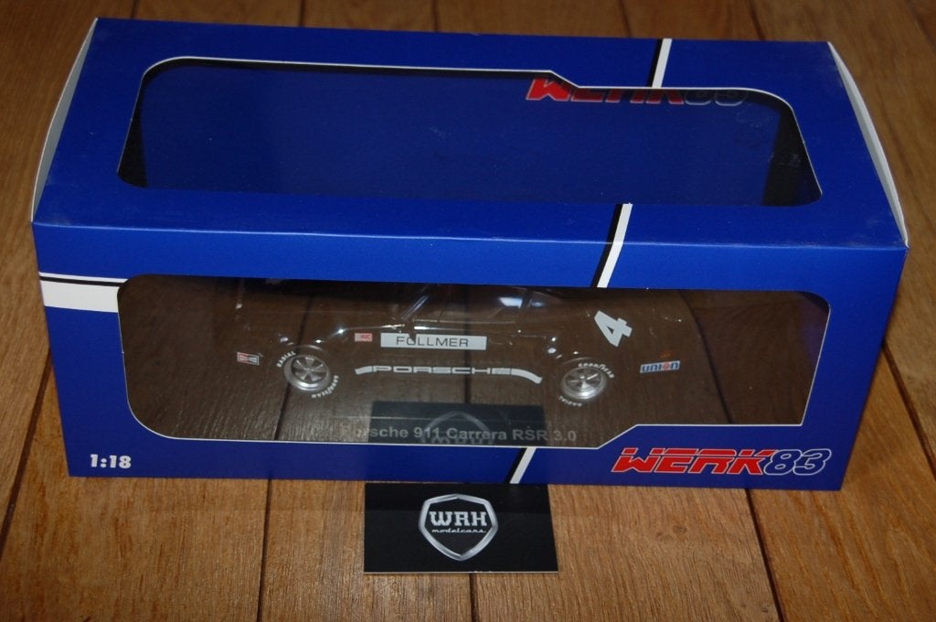 1:18 PORSCHE 911 RSR FOLLMER #4 WERK83 WRH, Verzenden, Zo goed als nieuw, Auto, Overige merken
