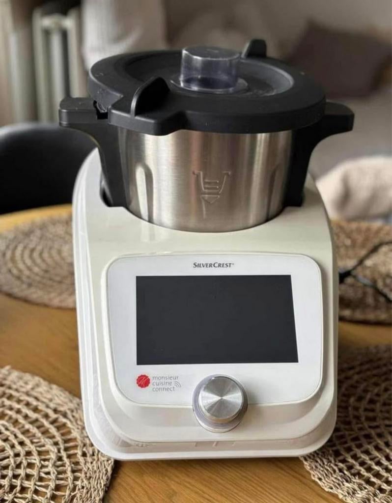 SilverCrest Monsieur Cuisine Connect, Witgoed en Apparatuur, Keukenmixers, 4 liter of meer, Ophalen, Zo goed als nieuw, 3 snelheden of meer