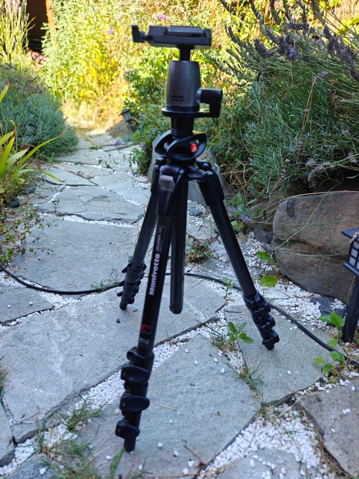 Manfrotto 190CXPRO4 carbon statief | Gitzo G1178M | Tas, Ophalen, Gebruikt, Met balhoofd, Driepoot