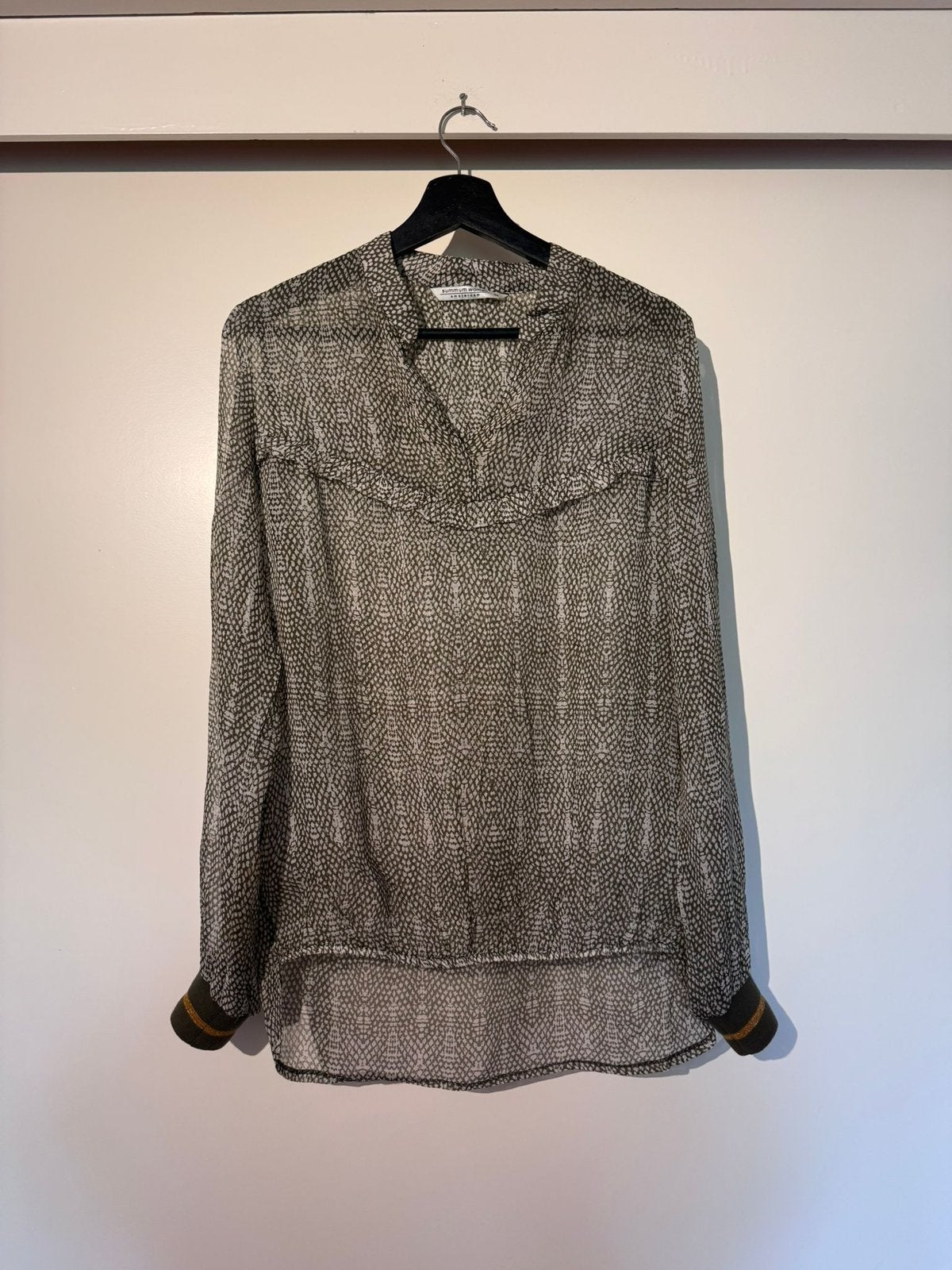 Zwart/witte summum woman blouse maat 36 €2,00 koopje!!, Ophalen of Verzenden, Zo goed als nieuw, Maat 36 (S), Zwart