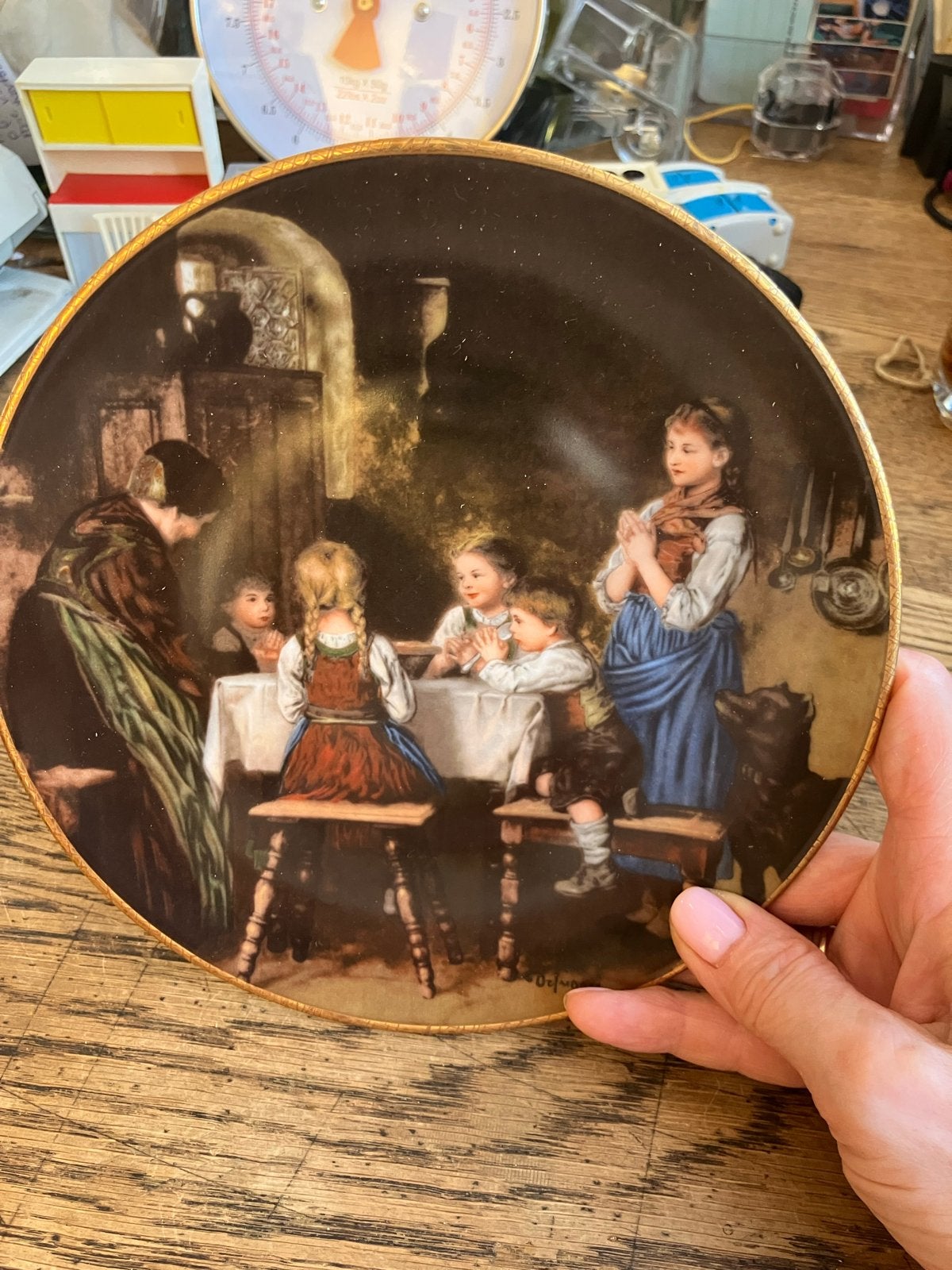 Bareuther Bavaria verzamelteller "Beim Abendgebet" 1990, Ophalen of Verzenden