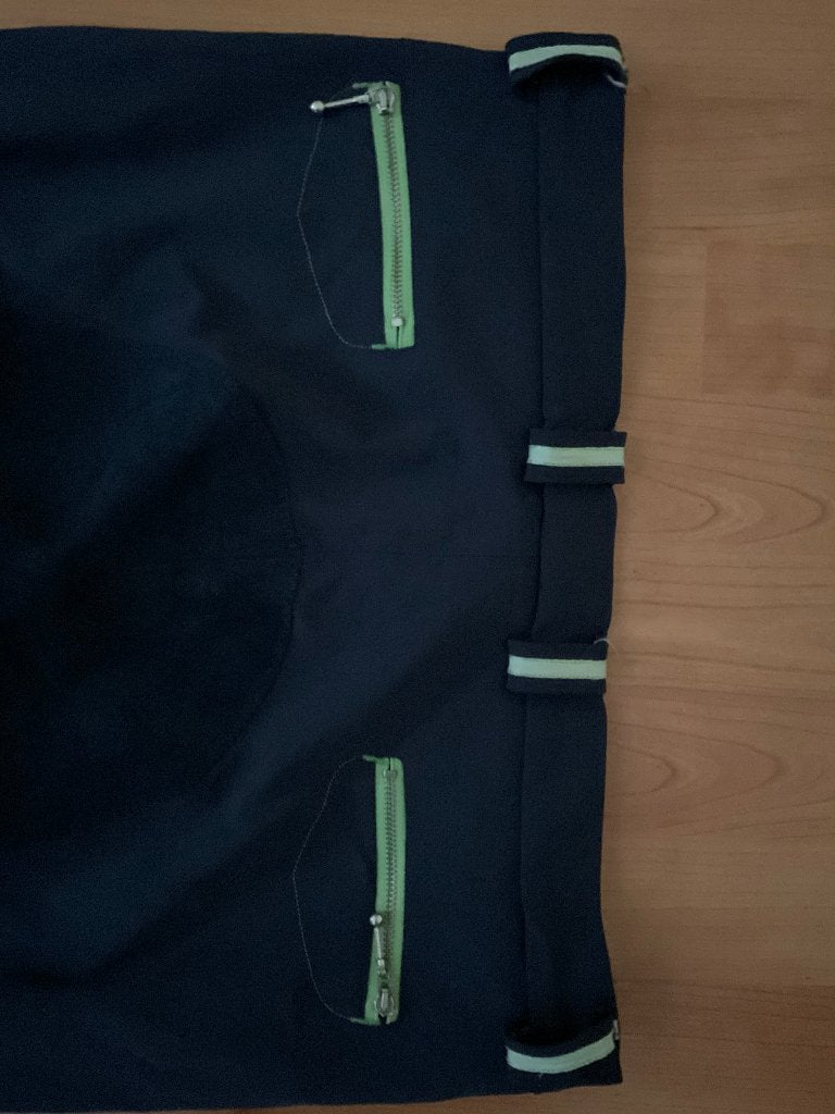 Kentucky rijbroek, lengtemaat 88. Leren zitvlak, Blauw, Dressuur, Overige merken, Ophalen of Verzenden
