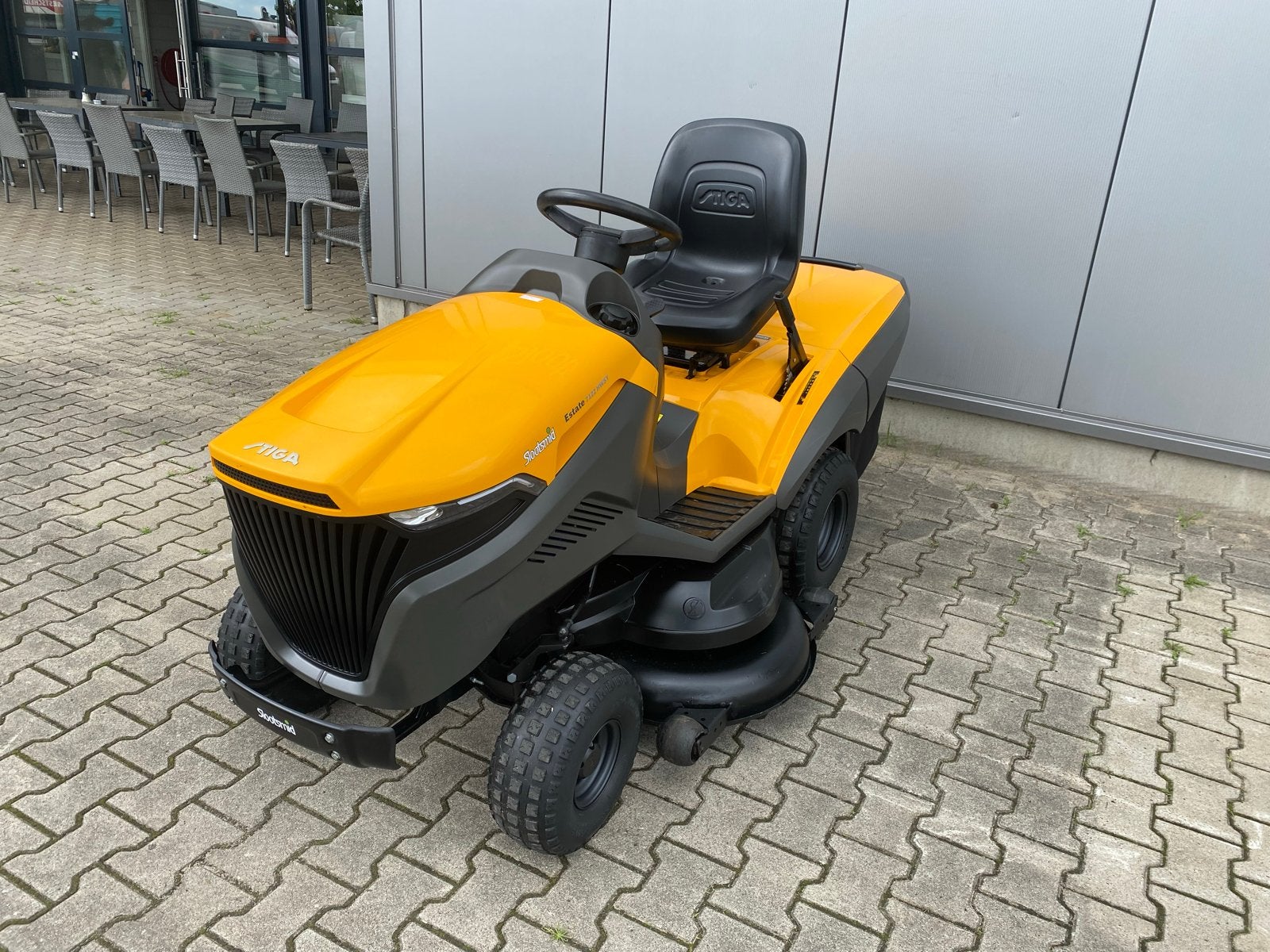 Stiga Estate grasmaaier met Honda GX630 motor, Cirkelmaaier, Ophalen of Verzenden, Zo goed als nieuw, Opvangbak