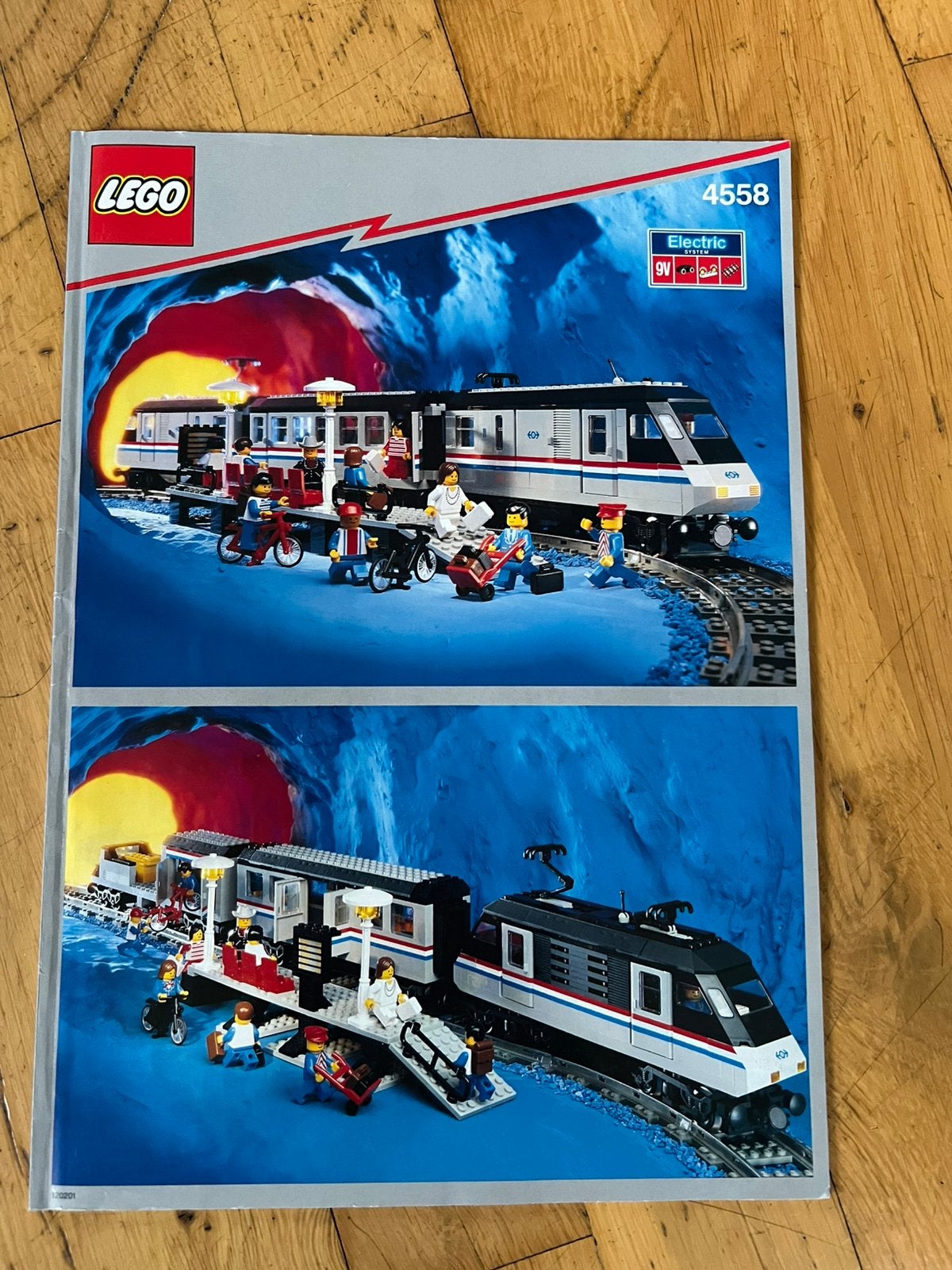 Z.G.A.N. Originele HANDLEIDING van LEGO 4558 Metroliner 1991, Ophalen of Verzenden, Zo goed als nieuw, Lego