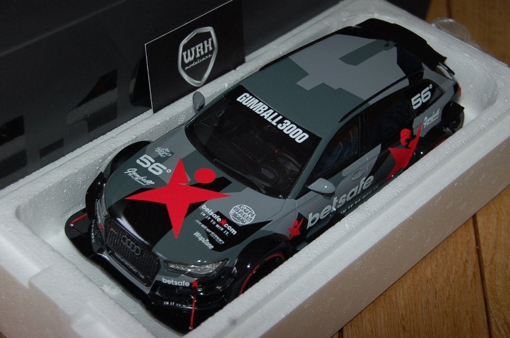 1:18 AUDI RS6 AVANT C7 DTM GT spirit GT321 WRH, Verzenden, Zo goed als nieuw, Auto, Overige merken