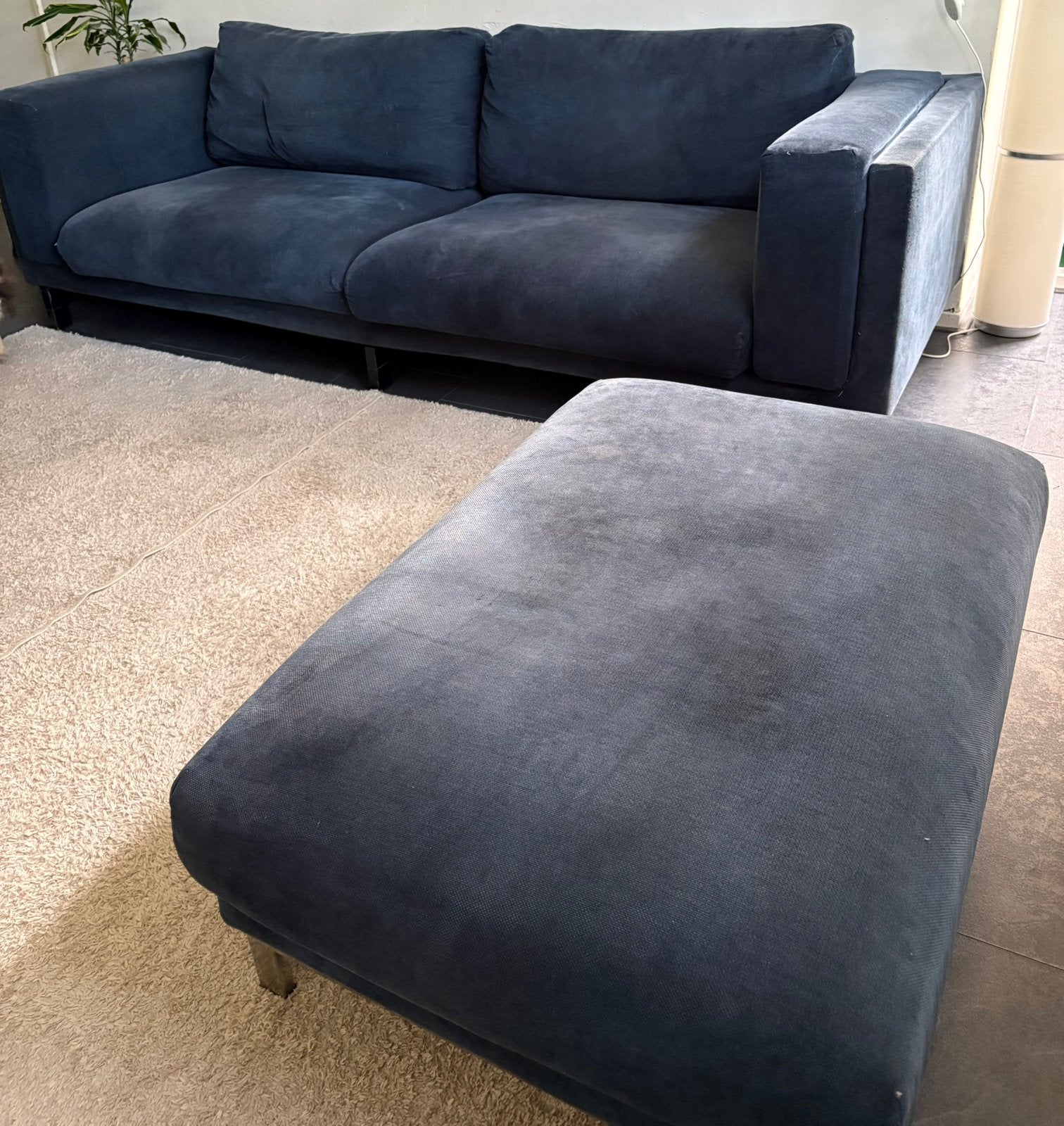3zits + hocker, Huis en Inrichting, Ophalen, Gebruikt, Driepersoons, 75 tot 100 cm
