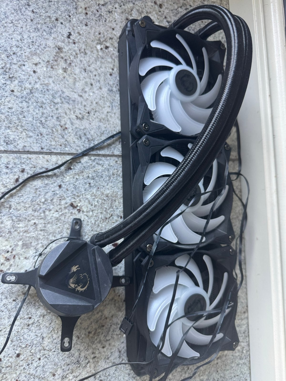 MSI waterkoeler, Ophalen, Gebruikt, Waterkoeling