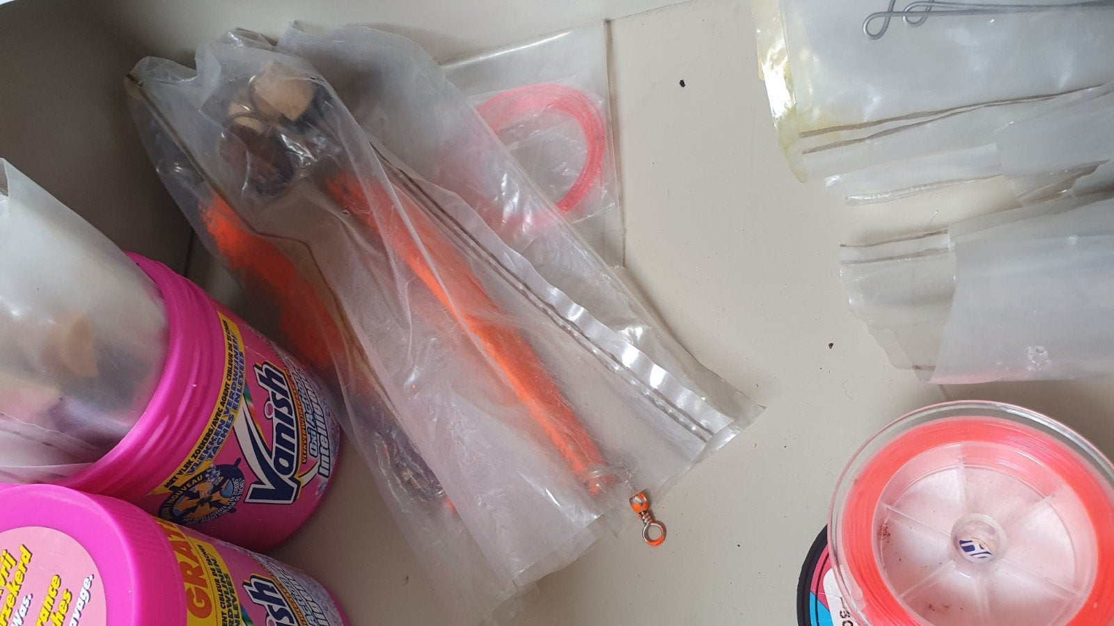 Boot en strandhengels +toebehoren, Watersport en Boten, Hengelsport | Zeevissen, Ophalen of Verzenden, Zo goed als nieuw, Werphengel
