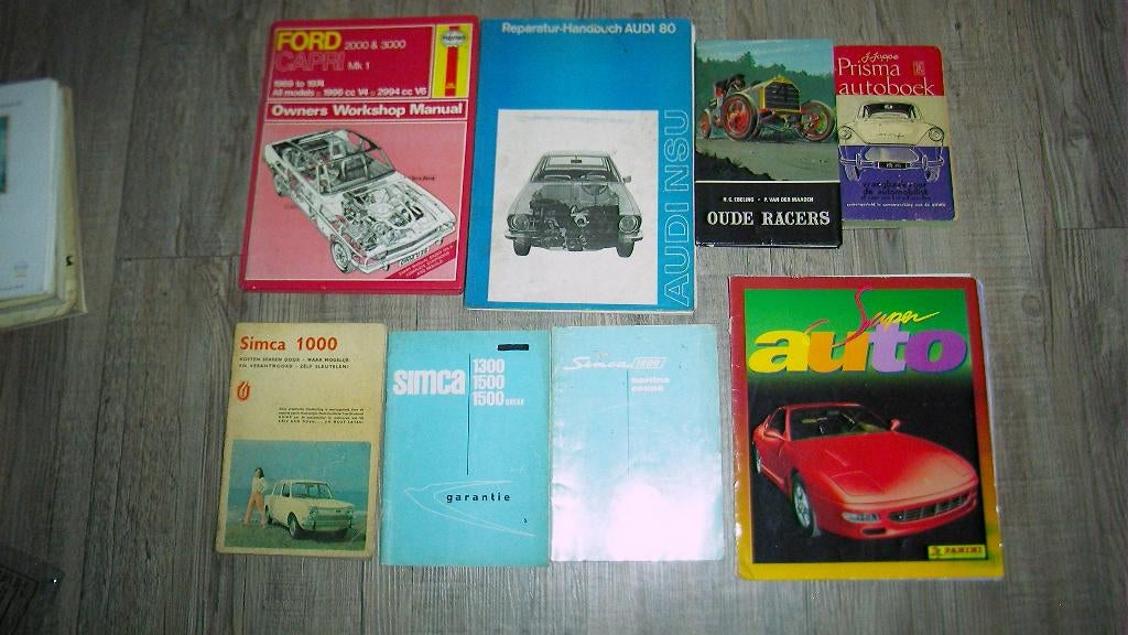 Folders Vraagbaak Manta Kadett Capri Simca Audi en meer, Ophalen of Verzenden