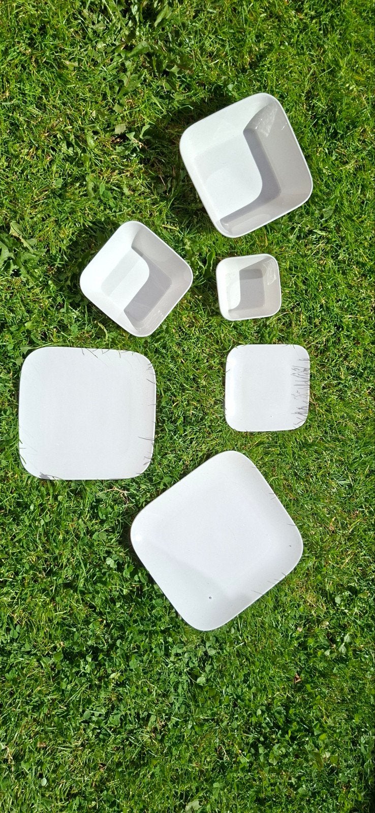 Wit Servies, Huis en Inrichting, Keuken | Servies, Ophalen of Verzenden, Overige stijlen