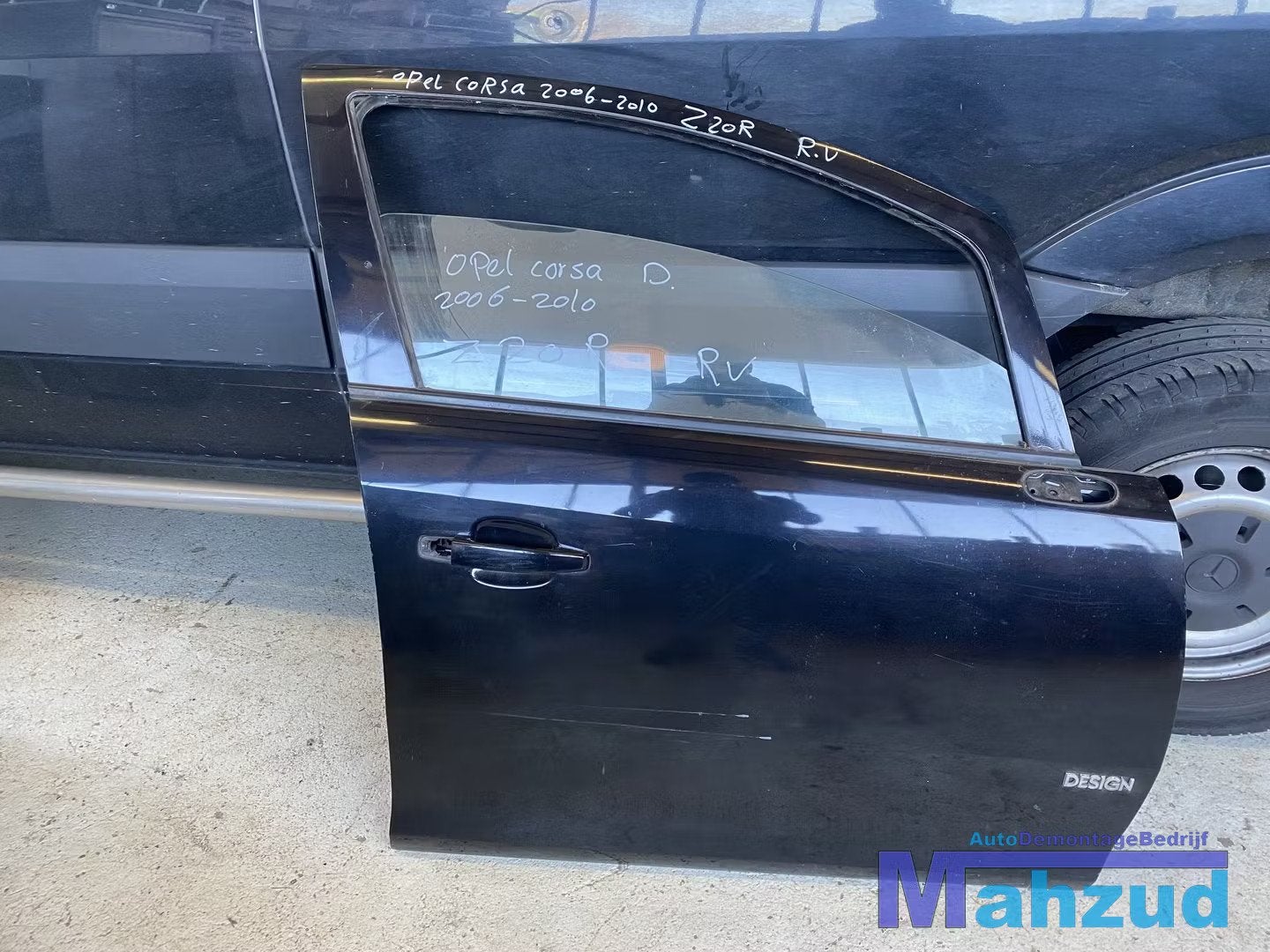 Opel Corsa D Zwart Z20R Rechts voor deur portier, Auto-onderdelen, Carrosserie en Plaatwerk, Gebruikt, Deur, Opel Automobile GmbH