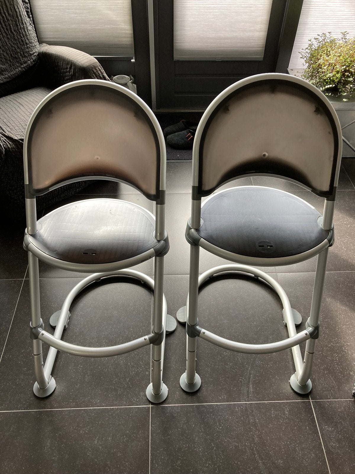 Mutsy easygrow kinderstoel (2x) met accessoires, Ophalen, Gebruikt, Meegroeistoel, Gordel(s)