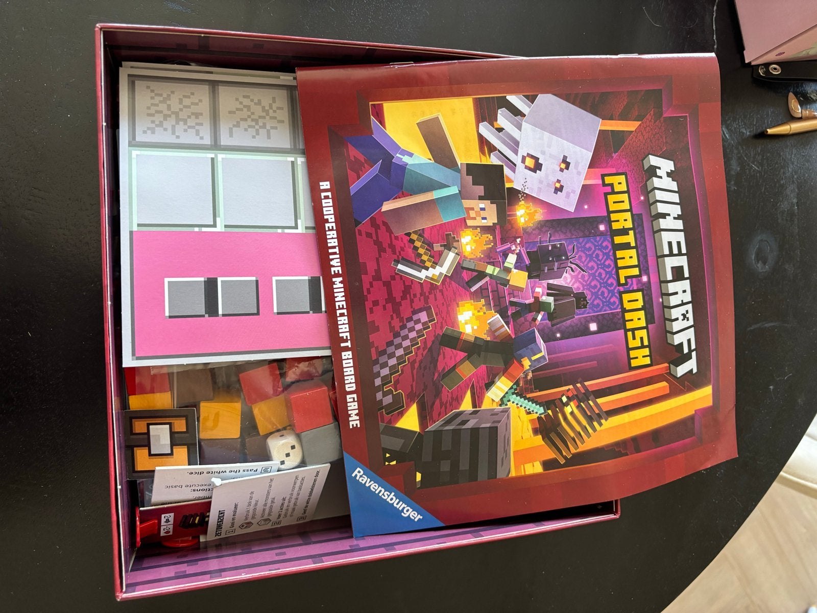 Minecraft Portal Dash Bordspel - Compleet Nieuw Staat, Drie of vier spelers, Ophalen of Verzenden, Nieuw