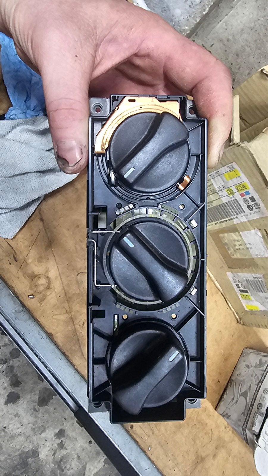 Nieuw Origineel Volkswagen Golf 3 Kachelpaneel 357819045C, Auto-onderdelen, Ophalen of Verzenden, Nieuw, Volkswagen