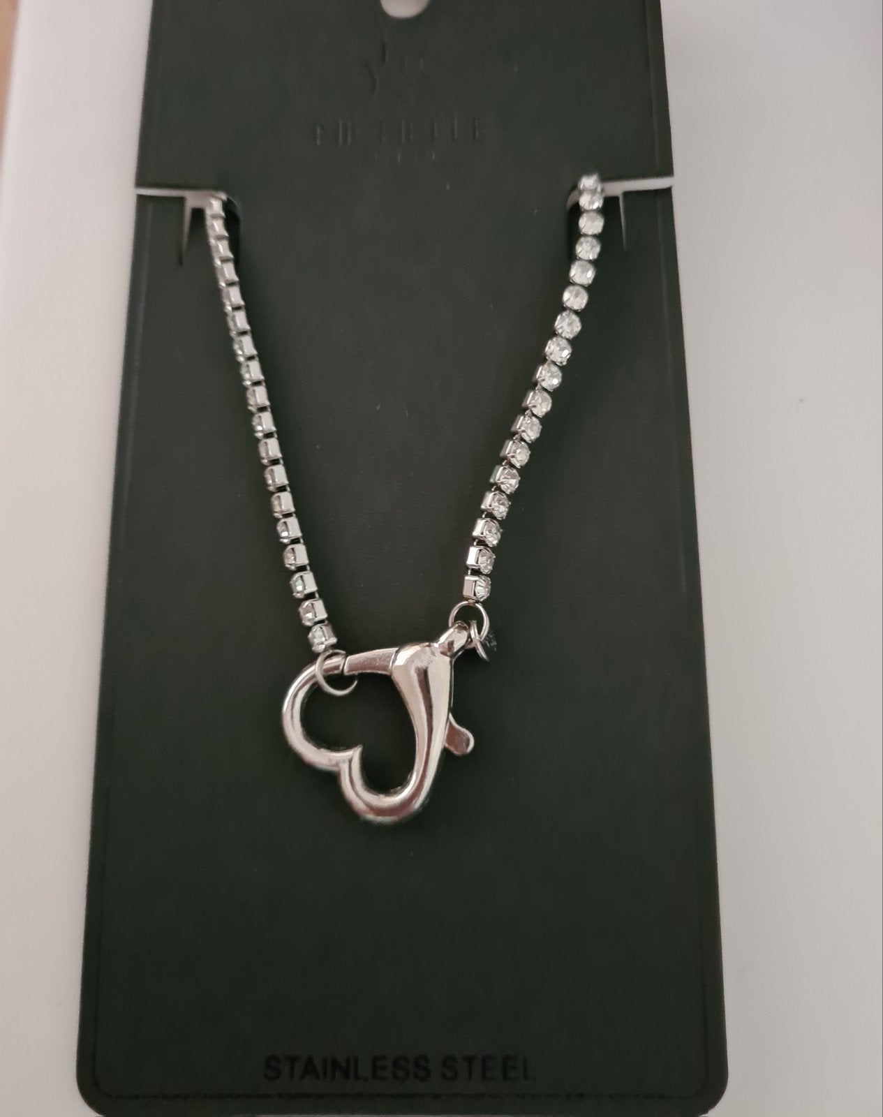 Nieuwe Tennis Ketting 45cm - Stainless Steel, Sieraden, Tassen en Uiterlijk, Kettingen, Overige materialen, Nieuw, Ophalen of Verzenden