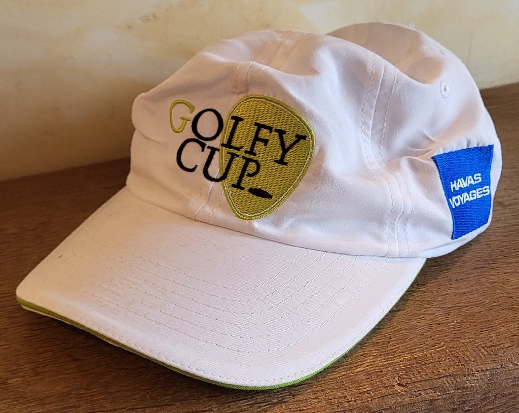 GOLFY Cup, witte golfpet, fijn katoen **** NIEUW ****, Ophalen of Verzenden, Nieuw, Kleding, Overige merken