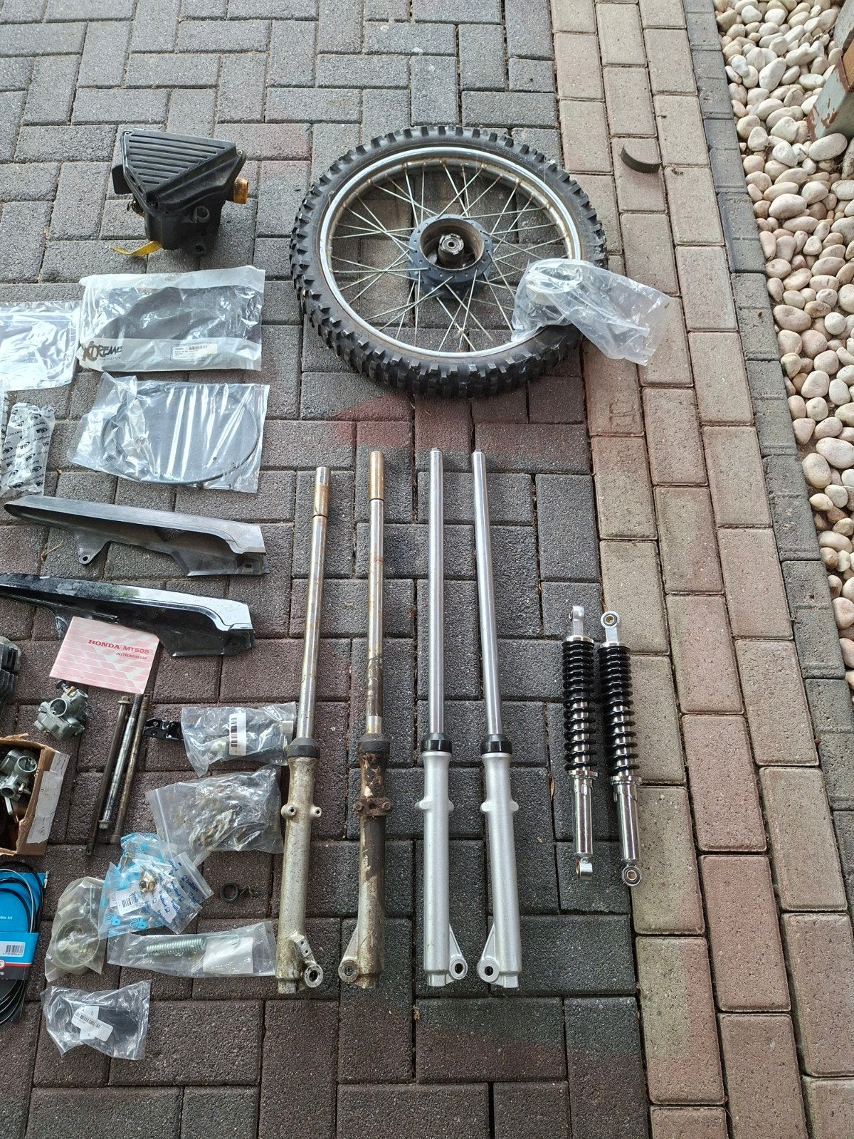 restant onderdelen honda mt5, nieuw en gebruikt., Fietsen en Brommers, Ophalen of Verzenden