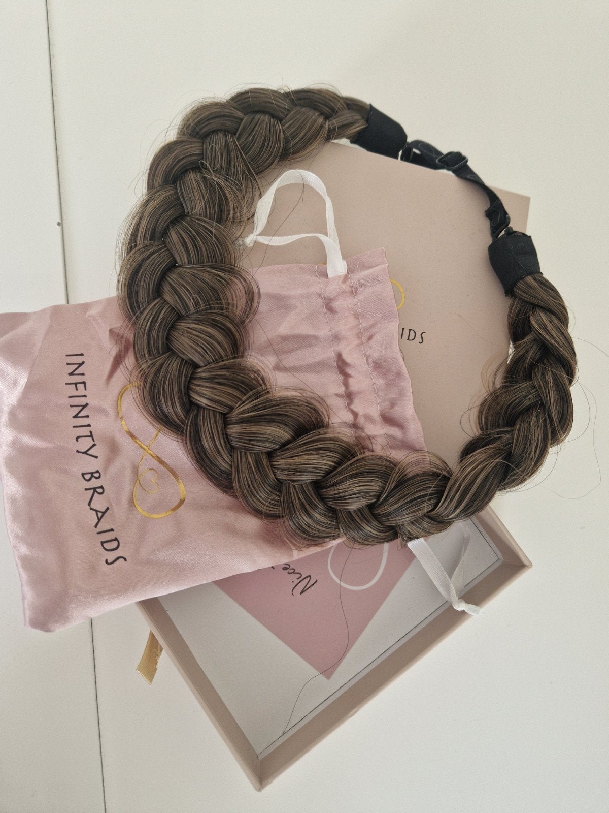Infinity Braids Vlecht Haarband - Bruin/Blond Highlights, Ophalen of Verzenden, Nieuw, Overige typen