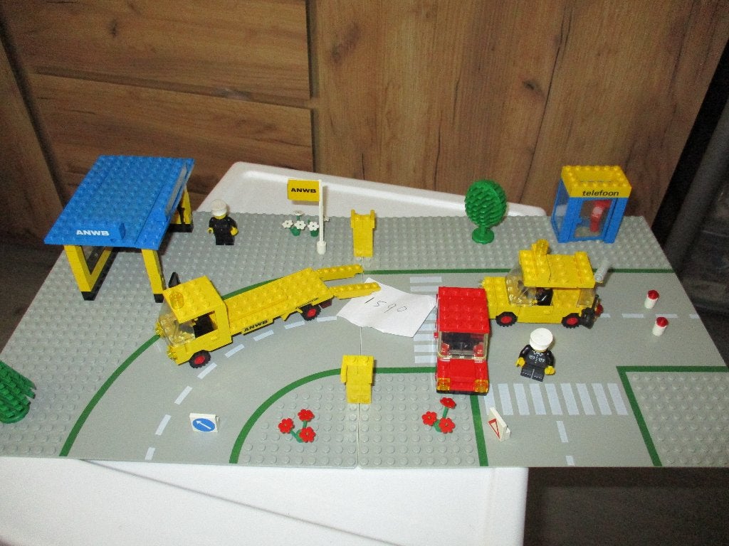 lego Set 1590 ANWB Promotieset: ANWB Winkel, Kinderen en Baby's, Speelgoed | Duplo en Lego, Ophalen of Verzenden, Gebruikt, Complete set