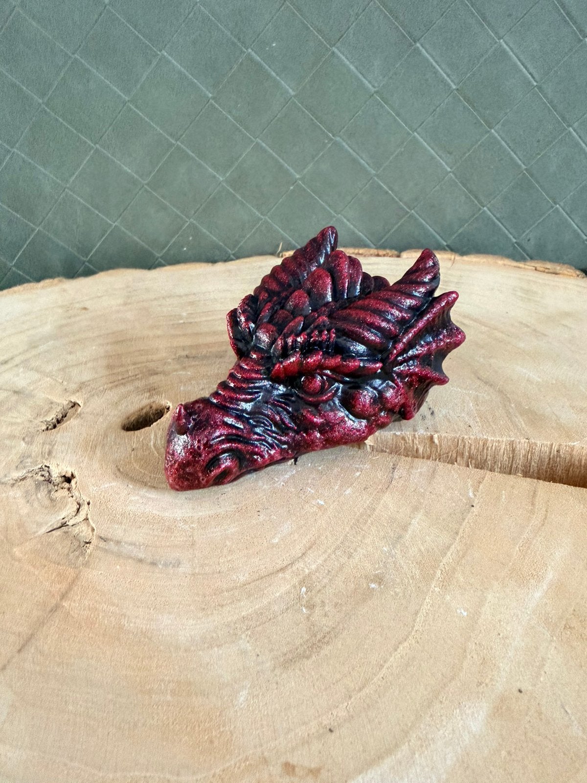 Drakenkop Klein. Handmade, Ophalen of Verzenden, Nieuw, Dier