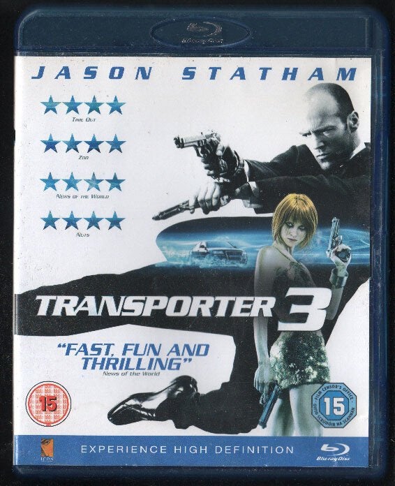 Transporter 3. Blu-ray. UK subs!, Cd's en Dvd's, Blu-ray, Vanaf 16 jaar, Engels, Ophalen of Verzenden, Blu-ray