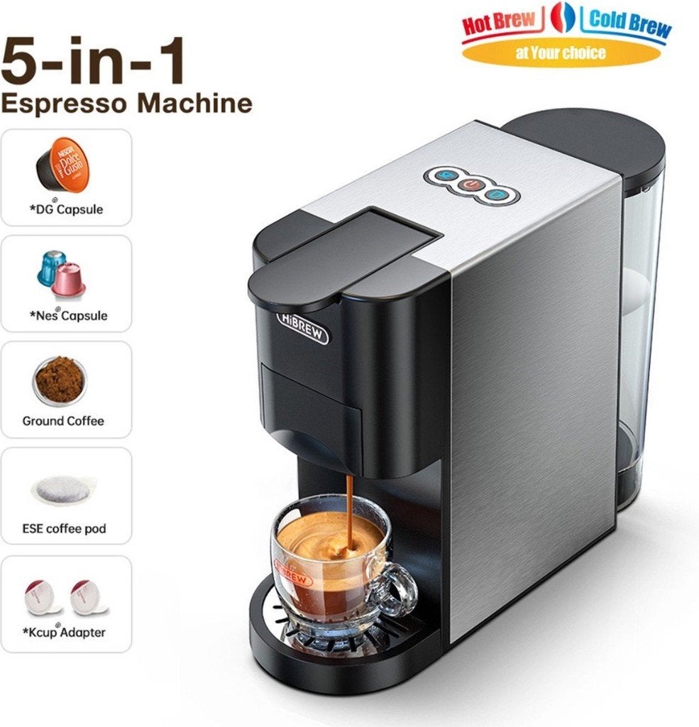 HiBREW H3A 5 in 1 Koffiezetapparaat, Theodoor Colenbranderhof 9, 3059LC Rotterdam, Nederland, Info@currentcomponents.nl, Nieuw