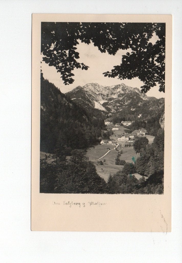 Oostenrijk. Ansichtkaart - Salzberg - Hallstatt, Verzamelen, Ophalen of Verzenden, 1920 tot 1940, Ongelopen, Oostenrijk