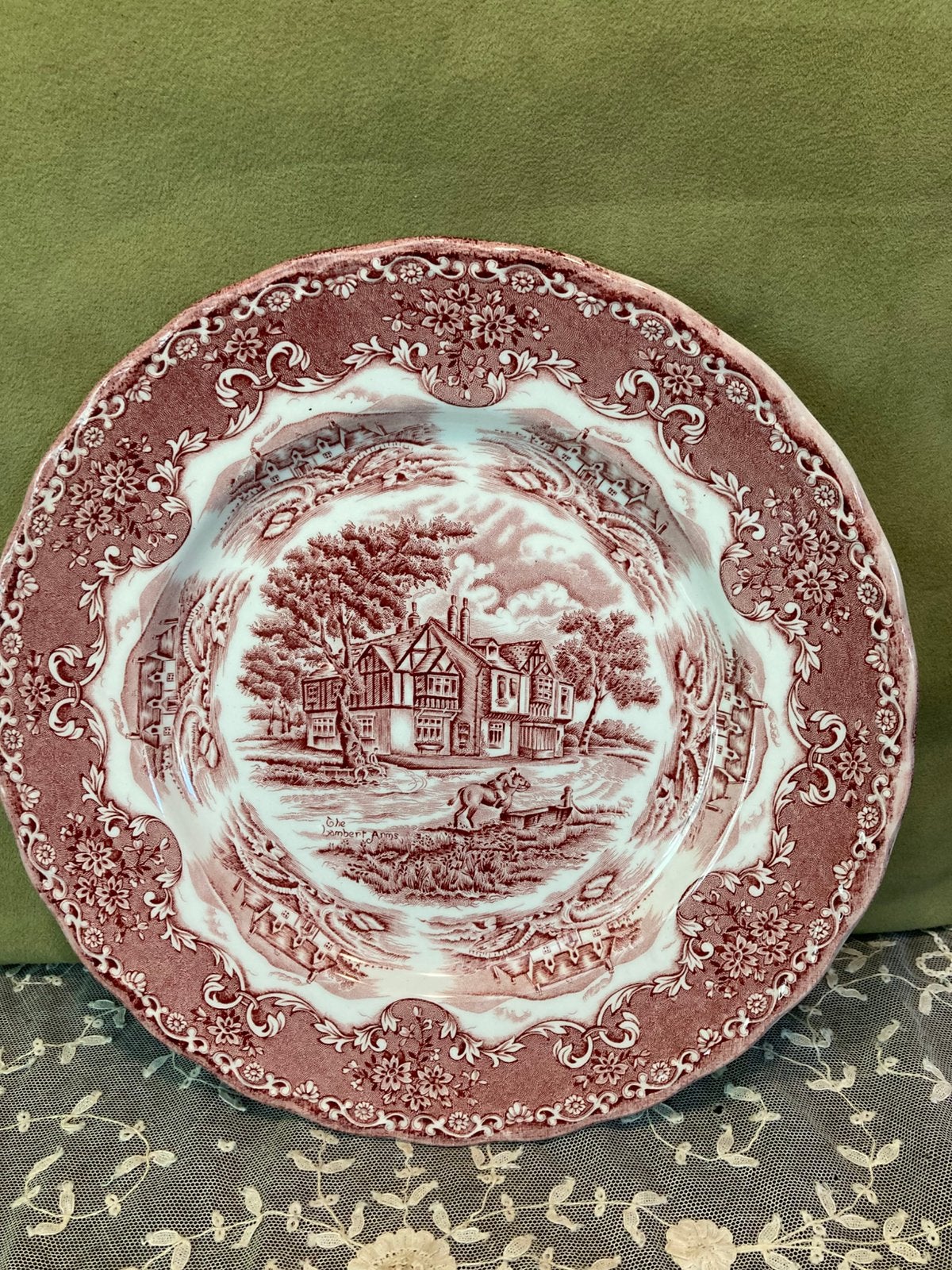 Rose bord, Grindley (180825), Gebruikt, Ophalen of Verzenden, Bord(en), Overige stijlen