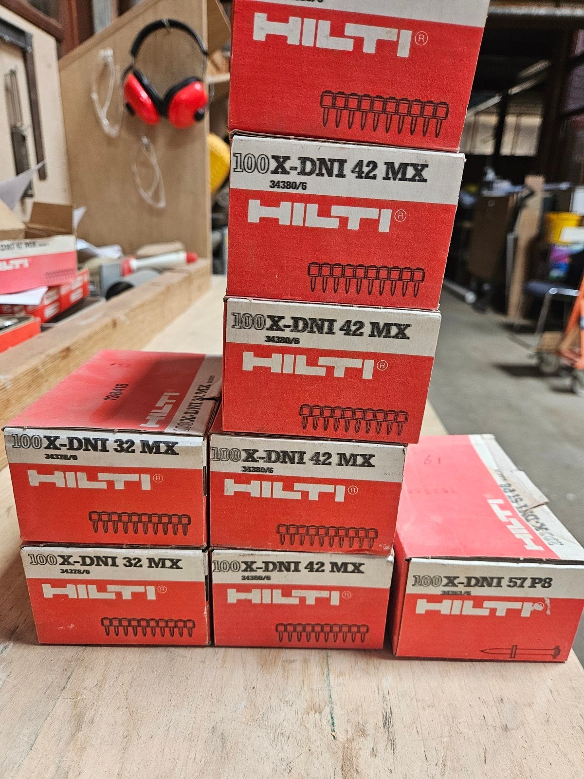 Diverse Hilti X-DNI betonnagels, Hilti, Onbekend, Ophalen of Verzenden, Zo goed als nieuw