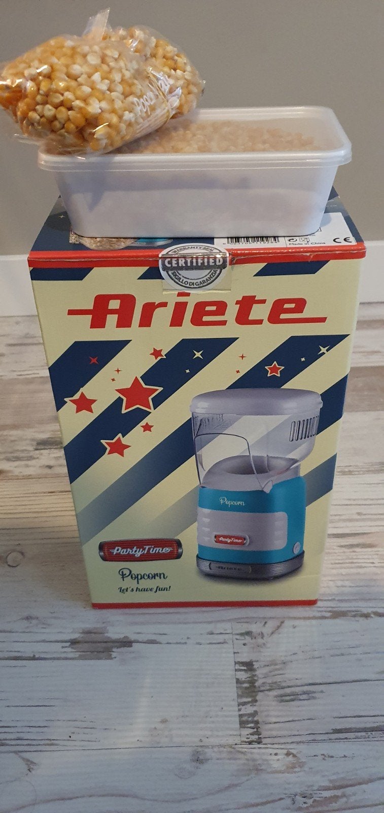 Ariete popcorn maker

Popcorn maker retro style., Ophalen of Verzenden