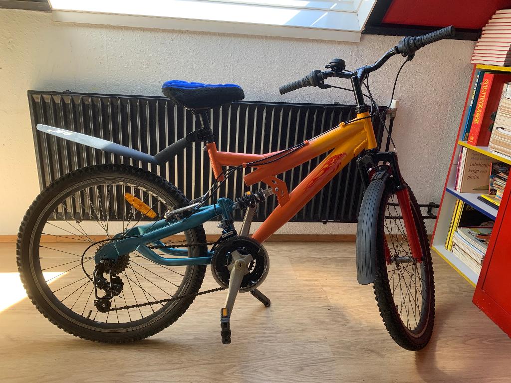 24 inch mountainbike, Gebruikt, Schijfrem, Ophalen, Overige merken