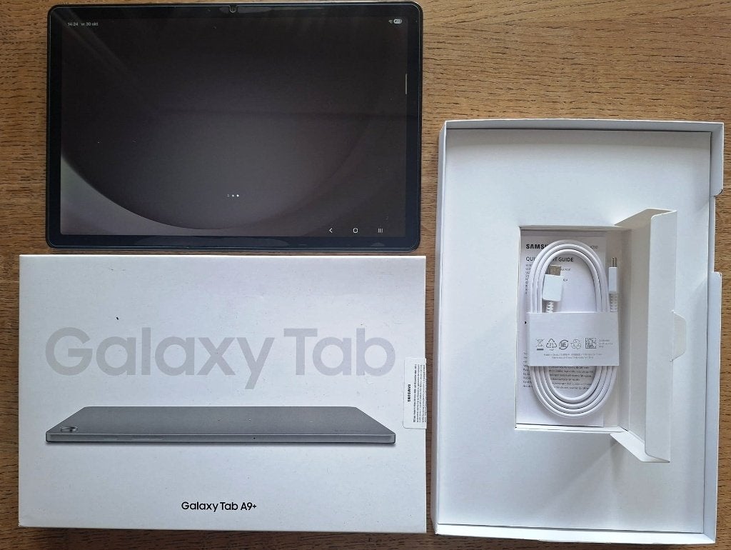 Samsung Galaxy Tab A9+ incl. Kabel & Screenprotector & Cover, Computers en Software, 11 inch, Ophalen of Verzenden, Zo goed als nieuw