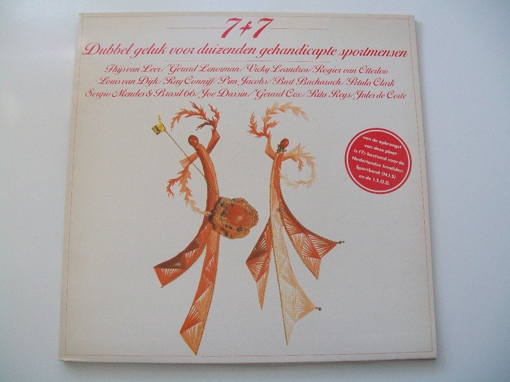 LP 7+7 Dubbel Geluk voor Duizenden Gehandicapte Sportmensen, Ophalen of Verzenden, Zo goed als nieuw, 12 inch, Pop