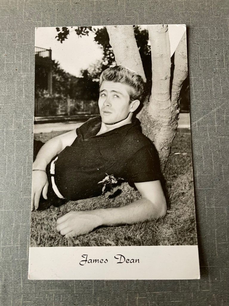ansichtkaart / kaart van James Dean., Verzenden, 1940 tot 1960, Sterren en Beroemdheden