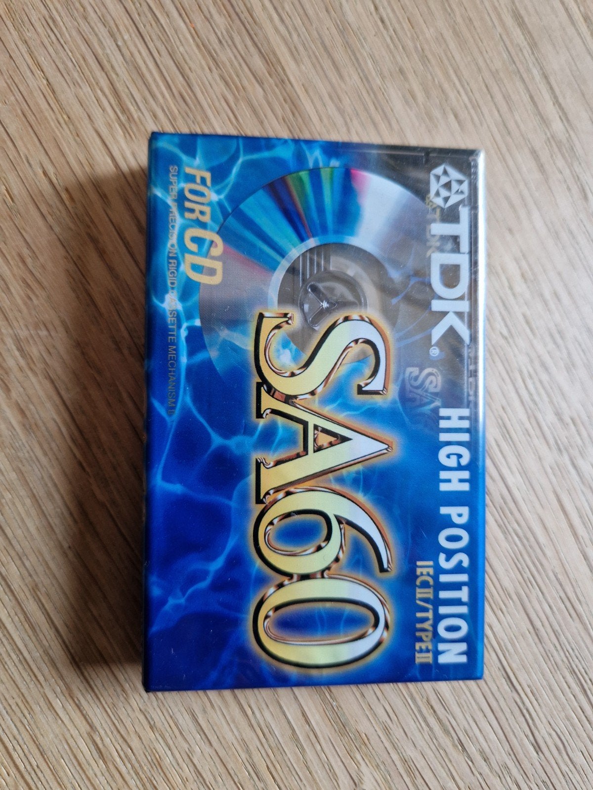 TDK SA60 cassette tape.  Nieuw in seal, 2 t/m 25 bandjes, Overige genres, Ophalen of Verzenden, Nieuw in verpakking